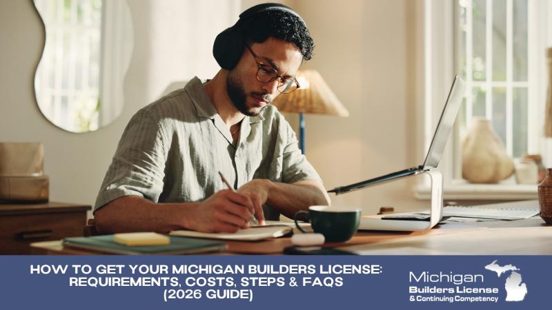 How to Get Your Michigan Builders License: Requirements, Costs, Steps & FAQs (2026 Guide)