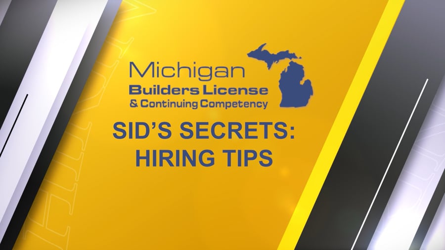 Sid’s Secrets Tips on Hiring